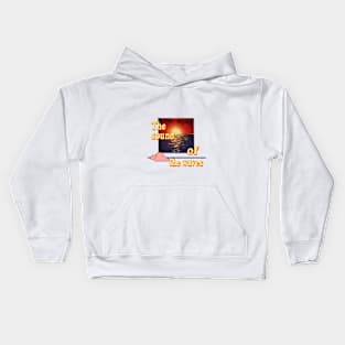 The sound of the waves Kids Hoodie